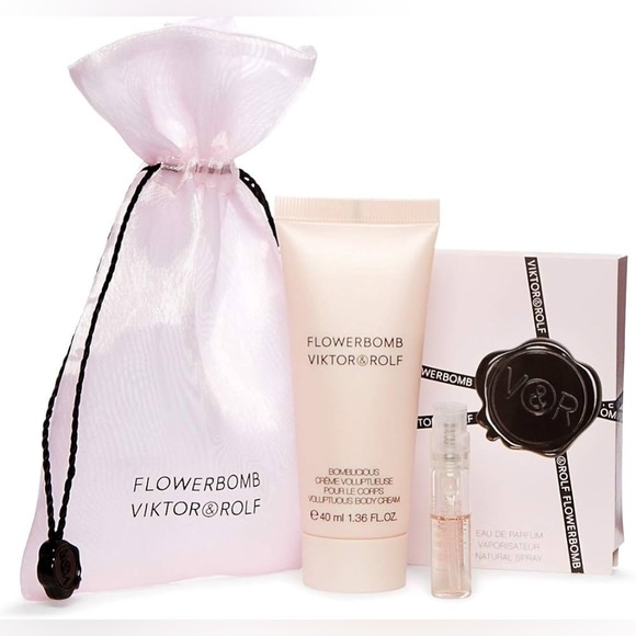 4 lot of Viktor&Rolf Flowerbomb Set Spray & Body Cream - Picture 2 of 6